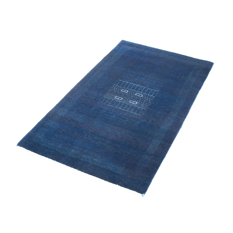 Loribaft Teppich Perser 75x132cm - Orientteppich - dunkelblau