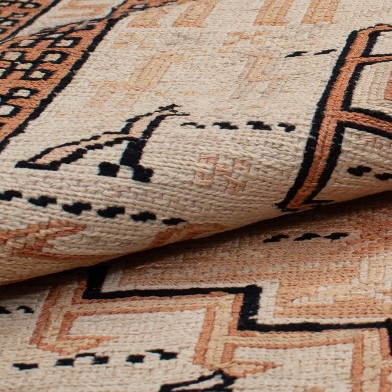 Kelim Seide Teppich 71x100cm - beige