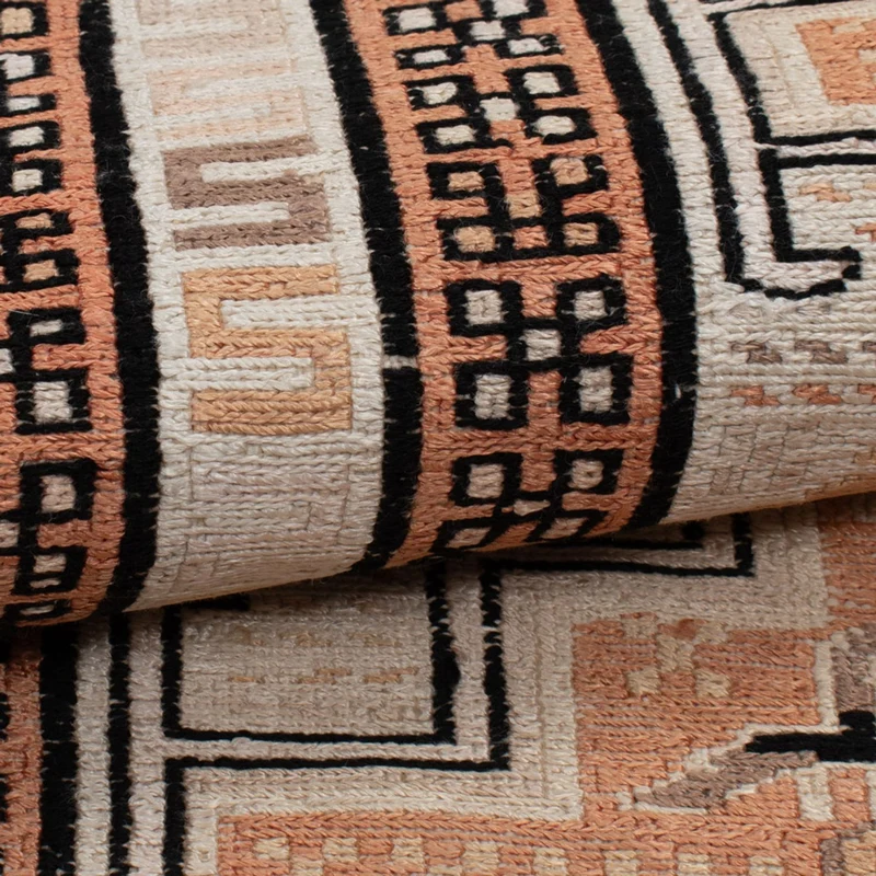 Kelim Seide Teppich 63x107cm - beige