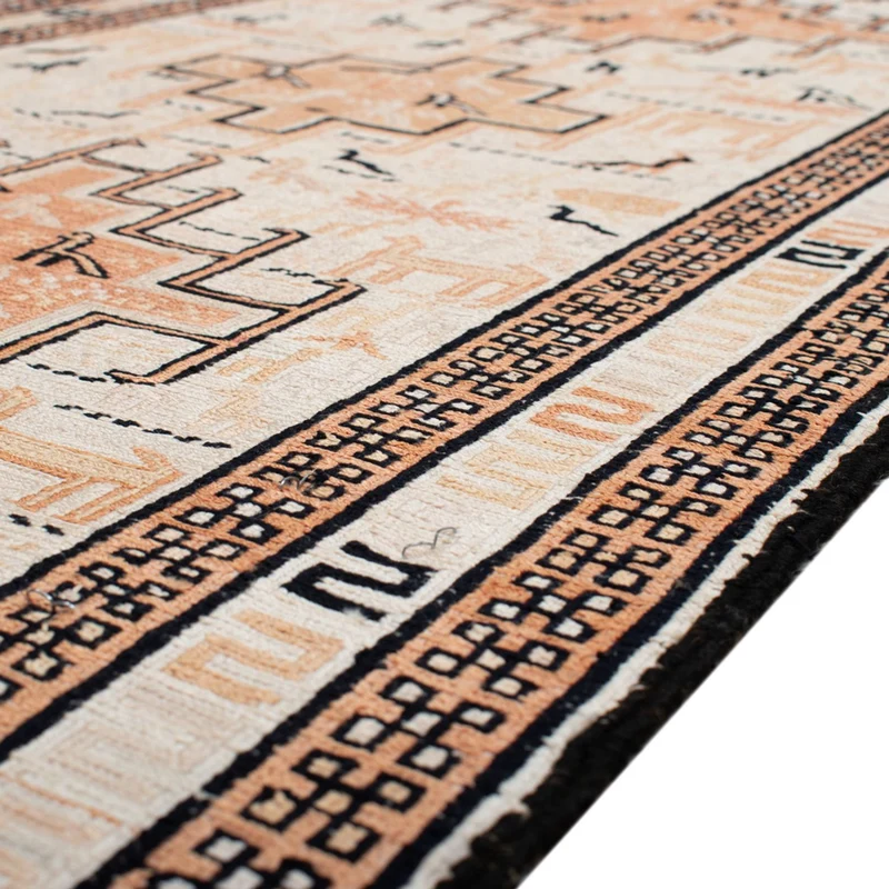 Kelim Seide Teppich 65x101cm - beige