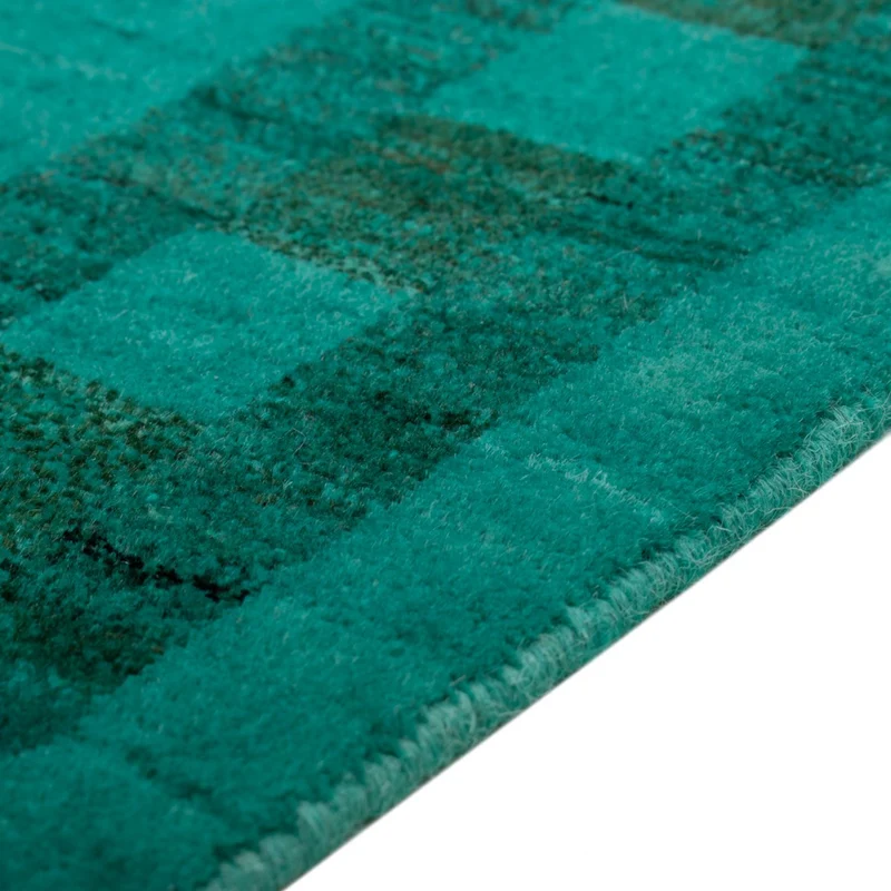 Ziegler Modern Teppich 79x125cm - Orientteppich - grün