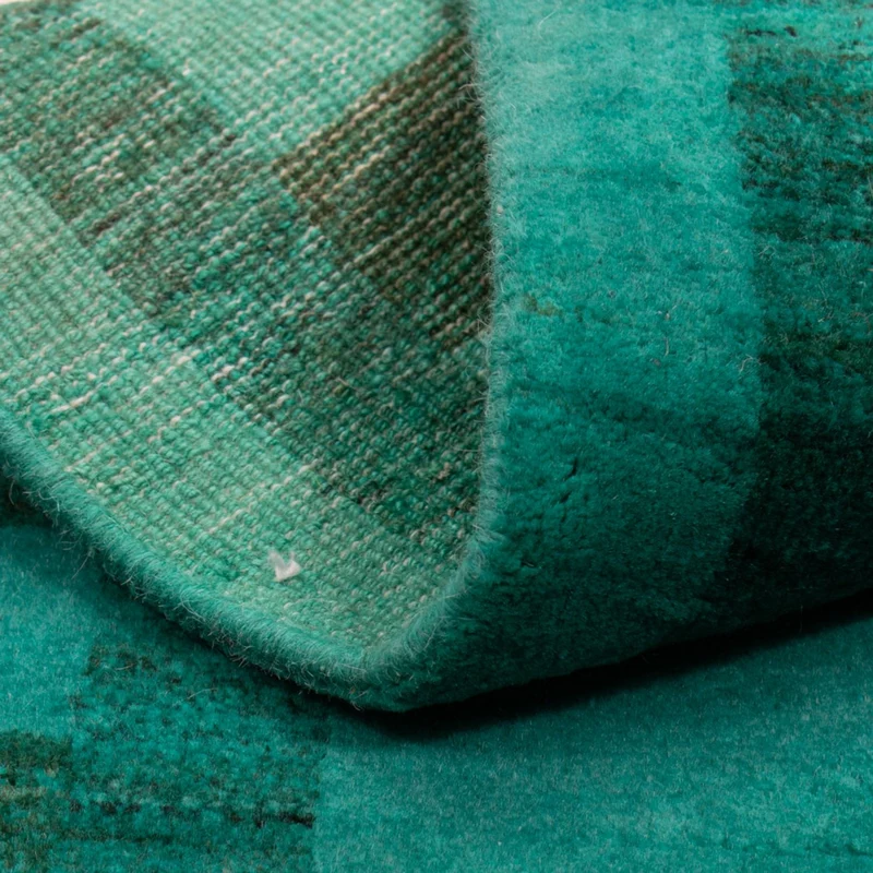 Ziegler Modern Teppich 79x125cm - Orientteppich - grün