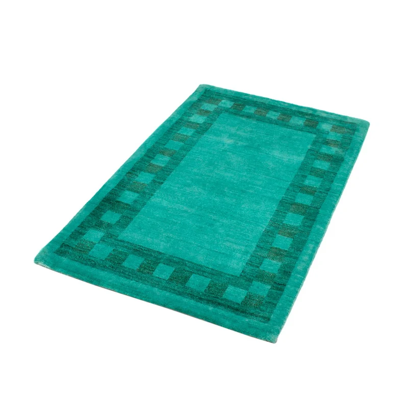 Ziegler Modern Teppich 79x125cm - Orientteppich - grün
