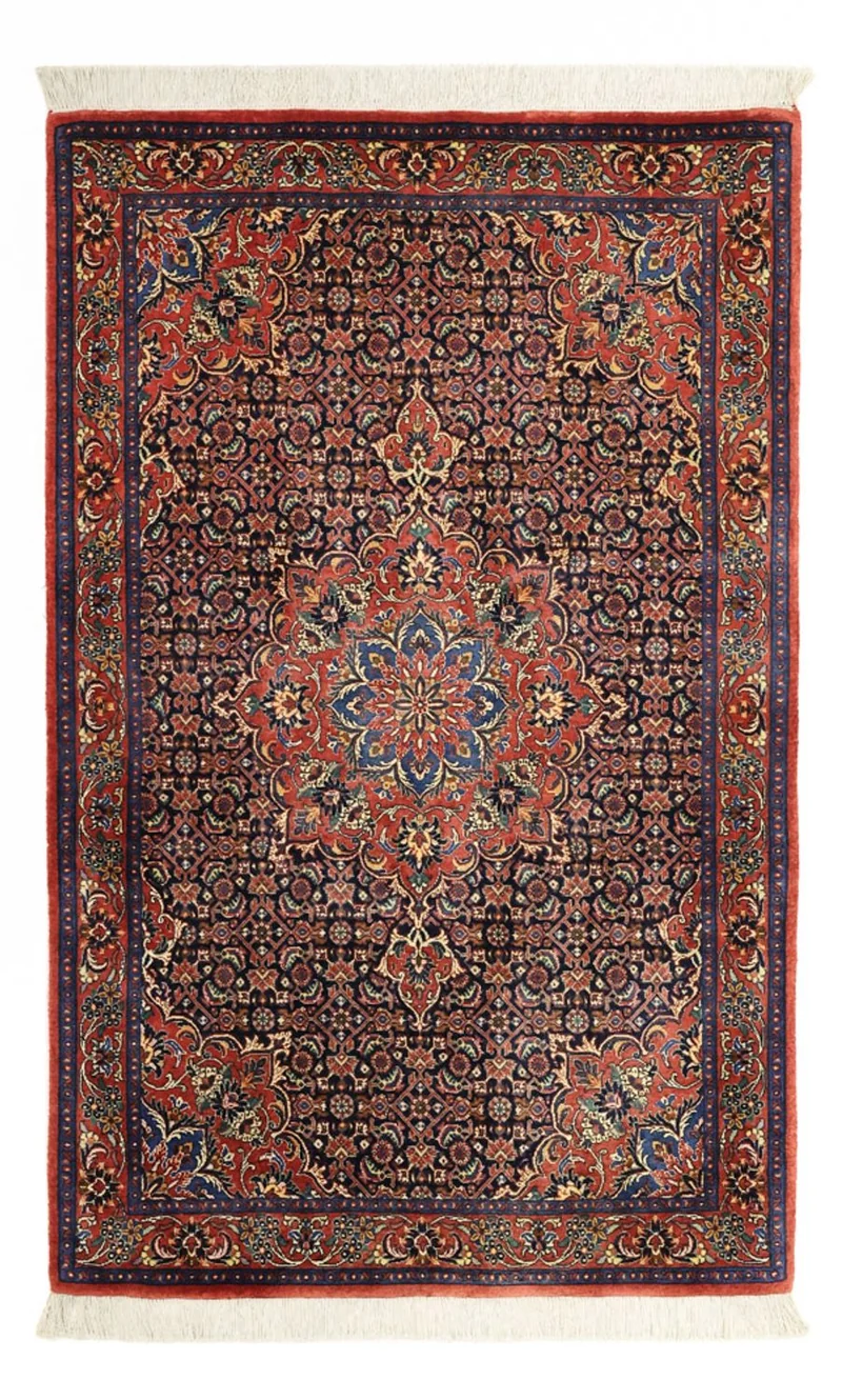Bidjar Teppich 90x142cm - Perserteppich - dunkelrot