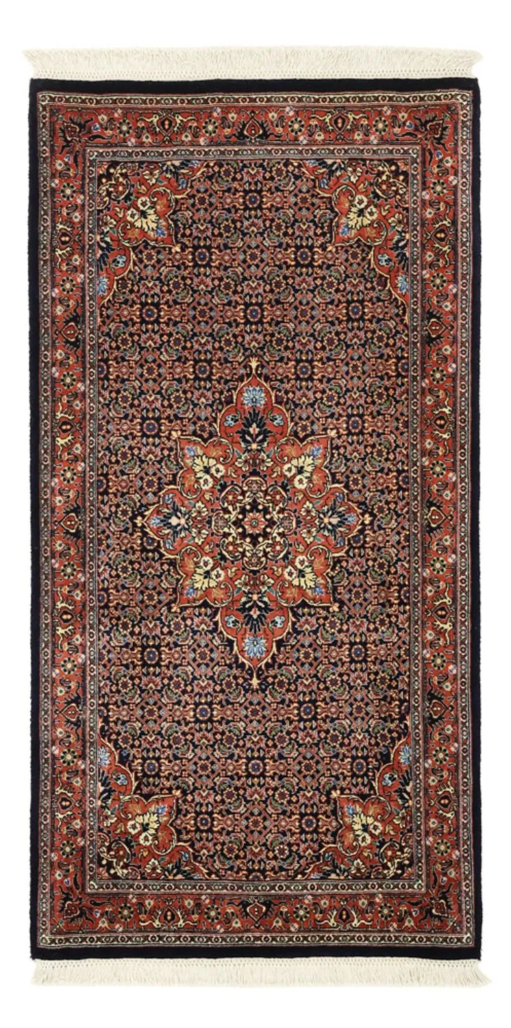 Bidjar Teppich 75x144cm - Perserteppich - dunkelrot
