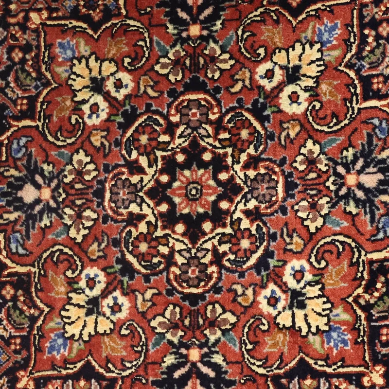 Bidjar Teppich 75x144cm - Perserteppich - dunkelrot