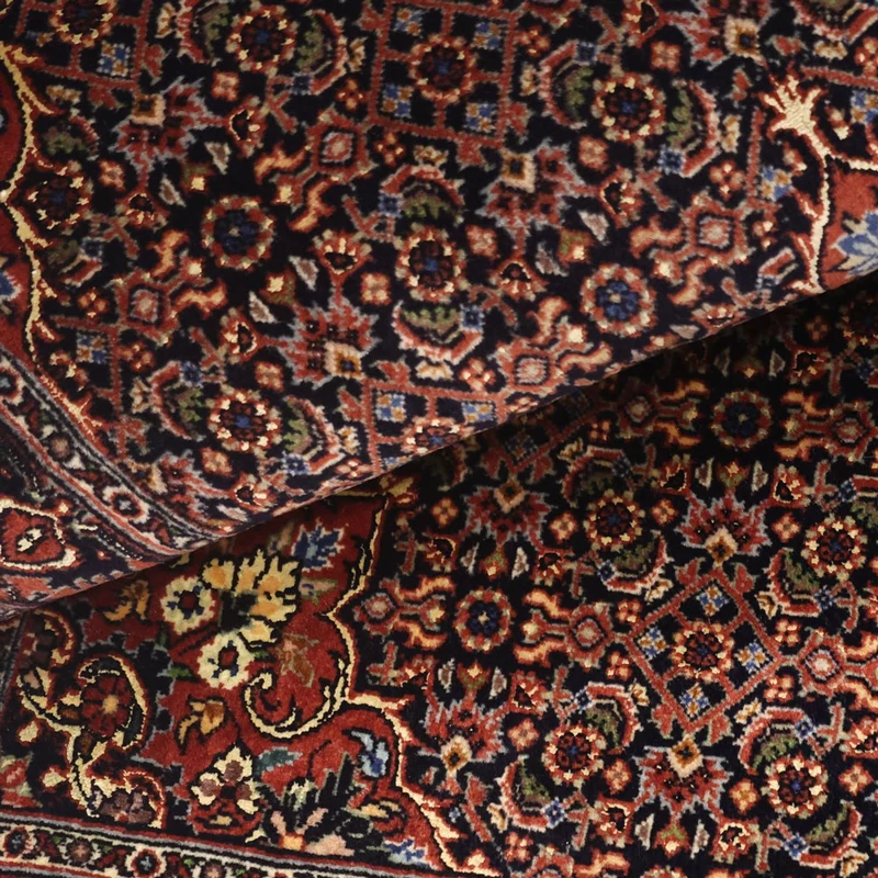 Bidjar Teppich 75x144cm - Perserteppich - dunkelrot