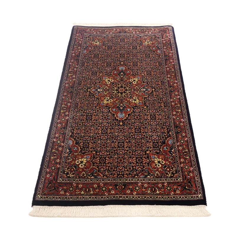 Bidjar Teppich 75x144cm - Perserteppich - dunkelrot