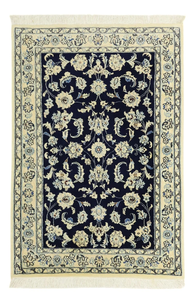 Nain - 9La Teppich 78x114cm - Perserteppich - dunkelblau