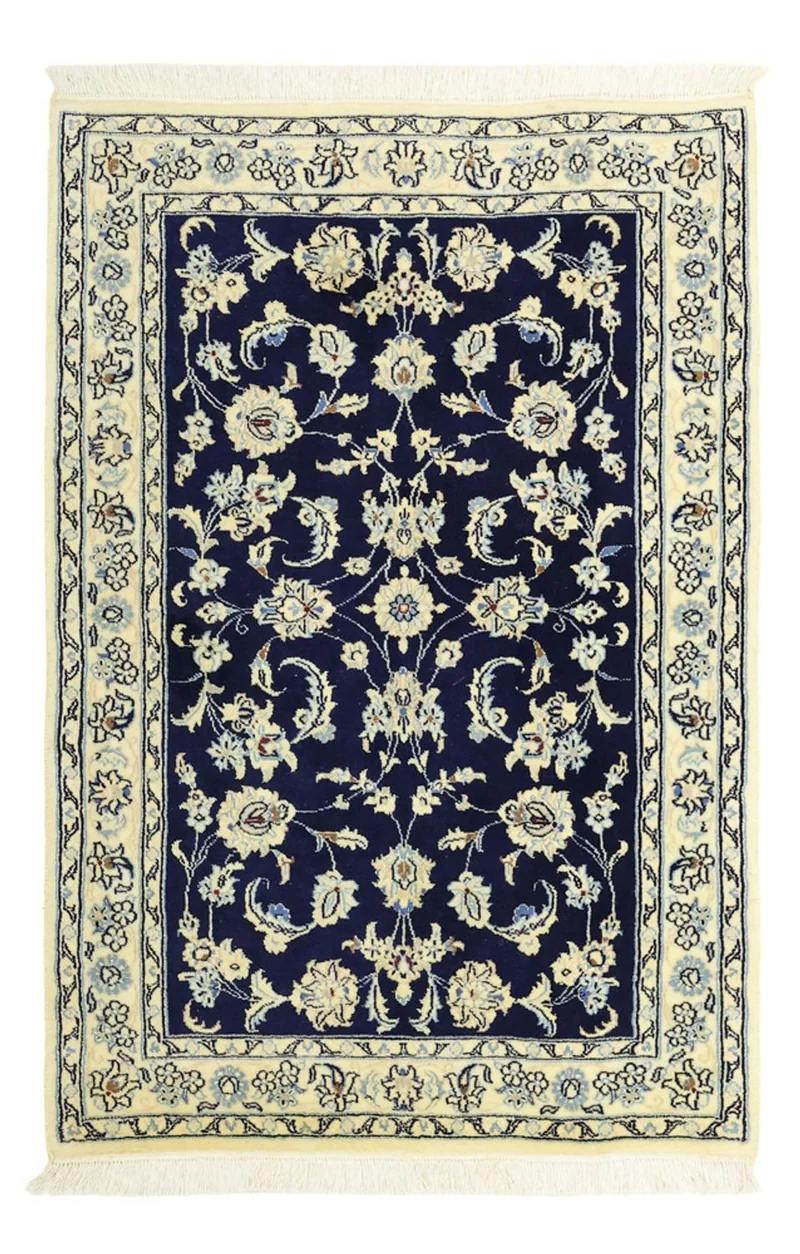 Nain - 9La Teppich 77x114cm - Perserteppich - dunkelblau