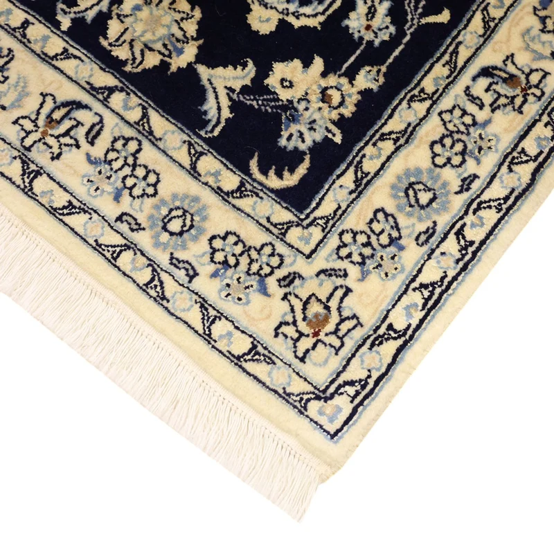 Nain - 9La Teppich 77x114cm - Perserteppich - dunkelblau