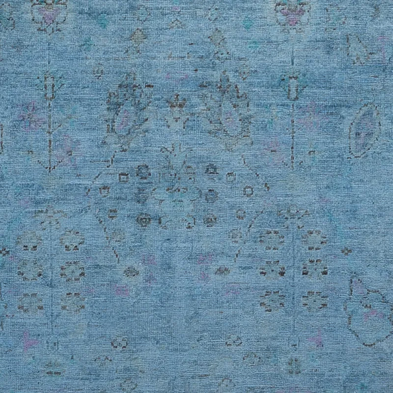 Shal Teppich 124x189cm - Orientteppich - hellblau