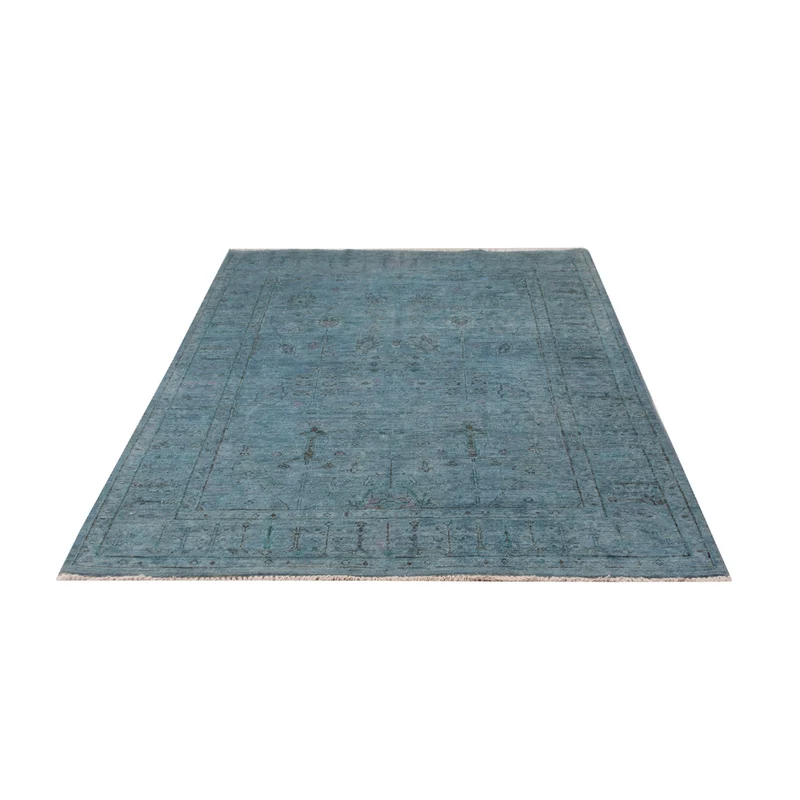 Shal Teppich 124x189cm - Orientteppich - hellblau