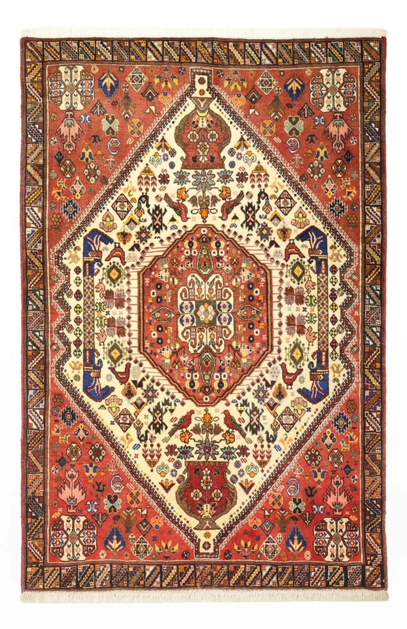 Abadeh Teppich 101x150cm - Perserteppich - beige