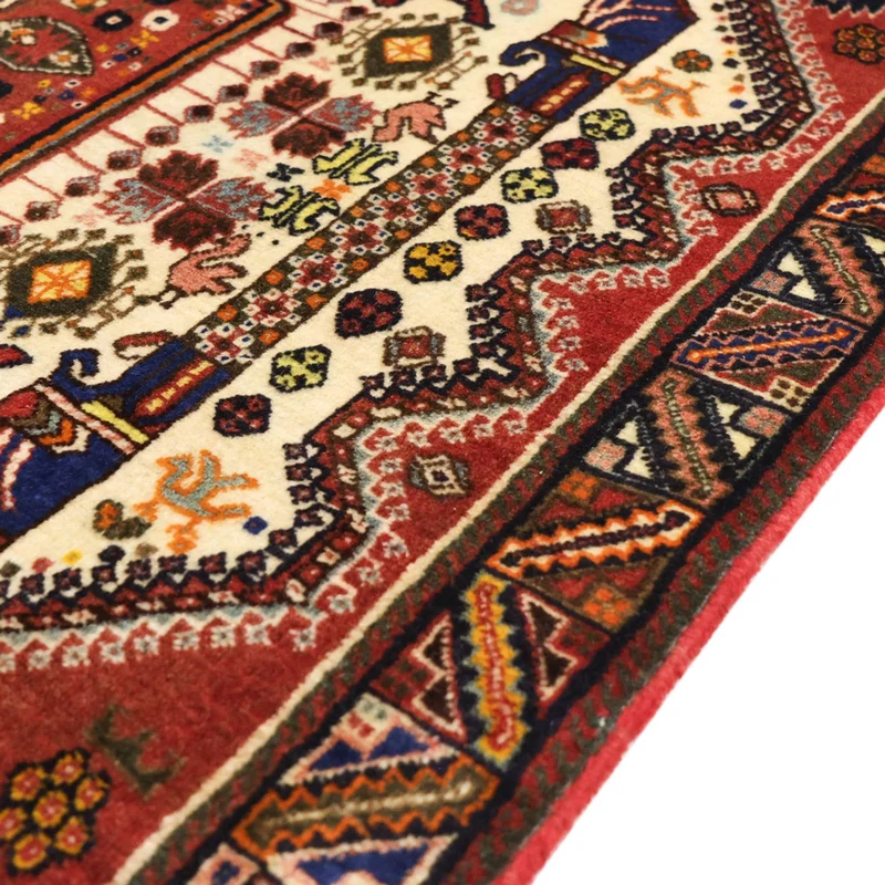 Abadeh Teppich 101x150cm - Perserteppich - beige