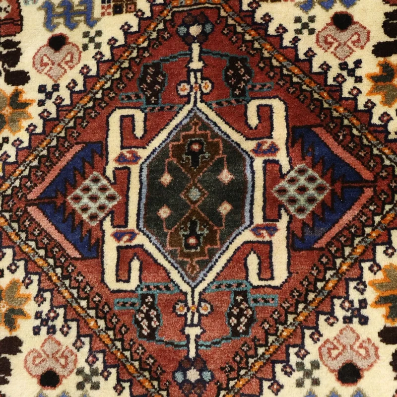 Abadeh Teppich 102x147cm - Perserteppich - mehrfarbig