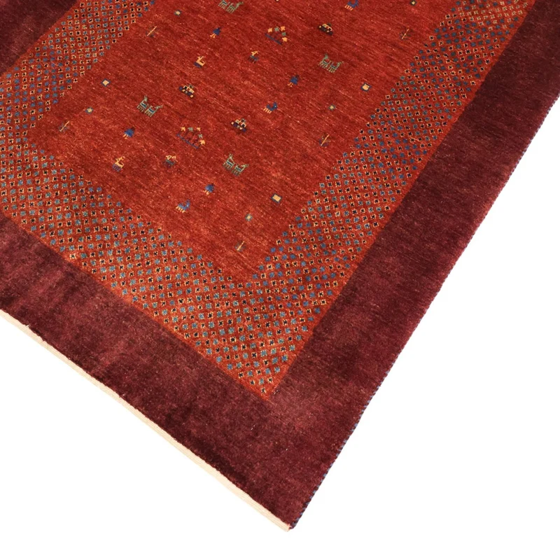 Kaschkuli Teppich 104x157cm - Perserteppich - rot