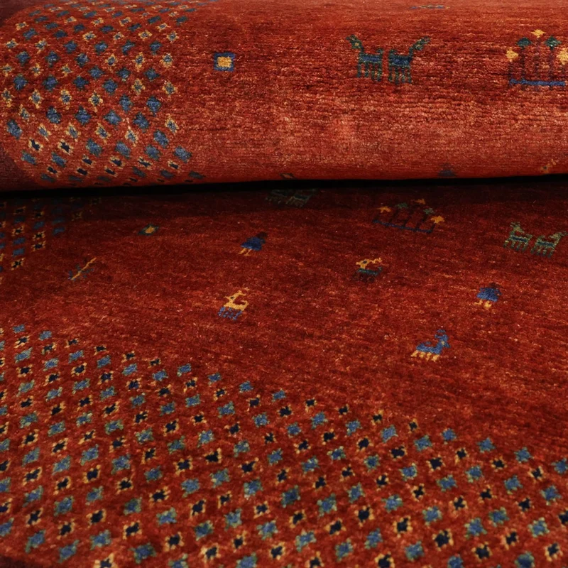 Kaschkuli Teppich 104x157cm - Perserteppich - rot