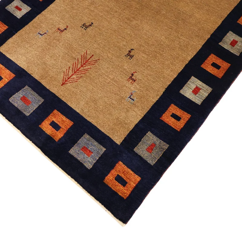 Loribaft Teppich Perser 105x156cm - Orientteppich - mehrfarbig