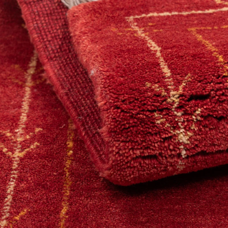 Loribaft Teppich Perser 85x126cm - Orientteppich - rot