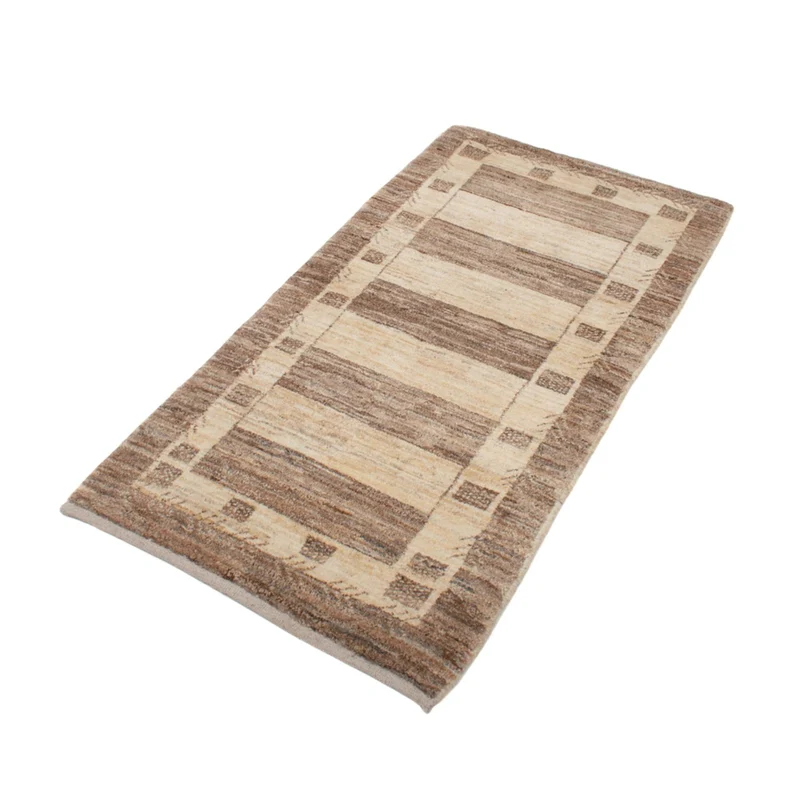 Loribaft Teppich Perser 72x137cm - Orientteppich - beige