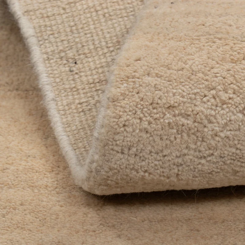 Gabbeh Persisch Teppich 78x126cm - Perserteppich Wollteppich - natur
