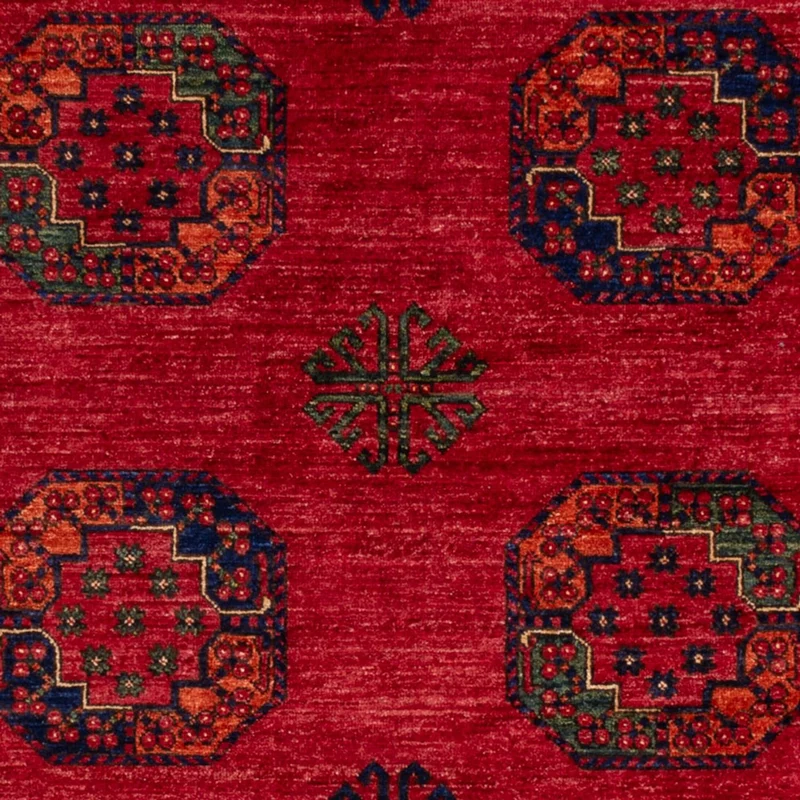 Afghan Teppich - Kunduz - 171 x 242 cm - rot