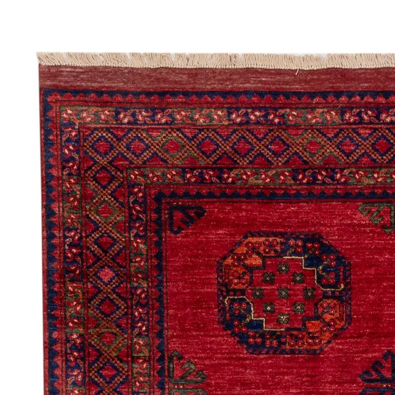 Afghan Teppich - Kunduz - 171 x 242 cm - rot