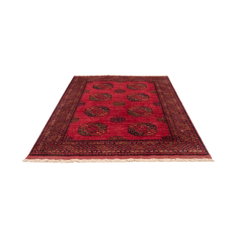 Afghan Teppich - Kunduz - 171 x 242 cm - rot