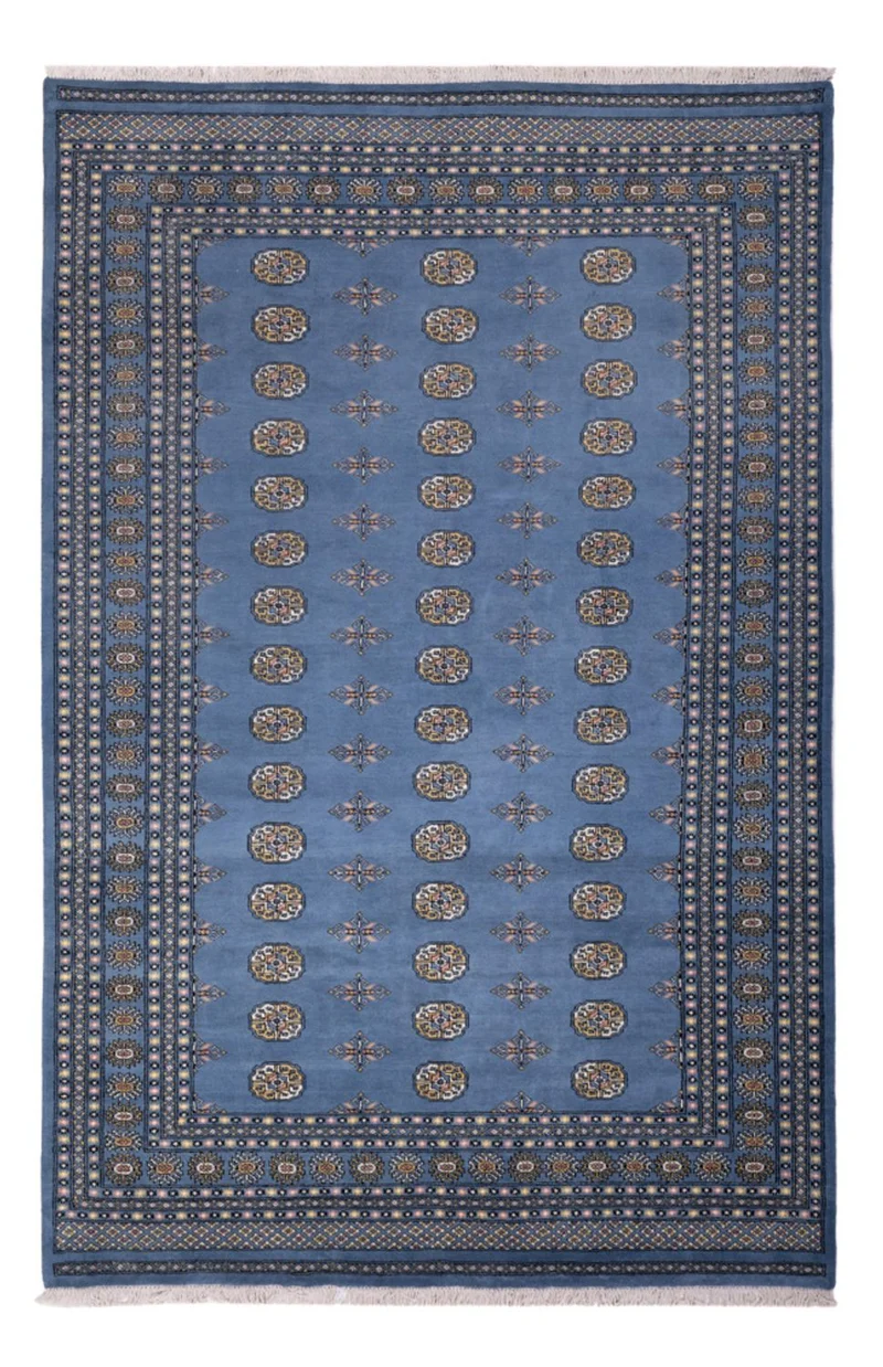 Buchara Teppich 207x315cm - Orientteppich - blau