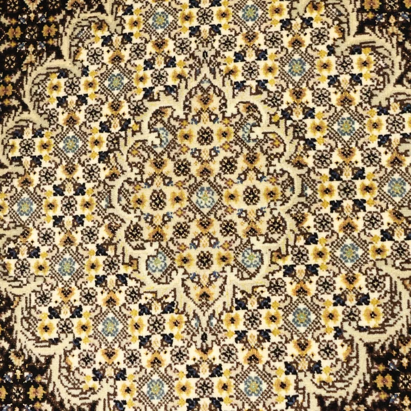 Täbriz - 50 Raj Teppich 100x148cm - Perserteppich - olivgrün