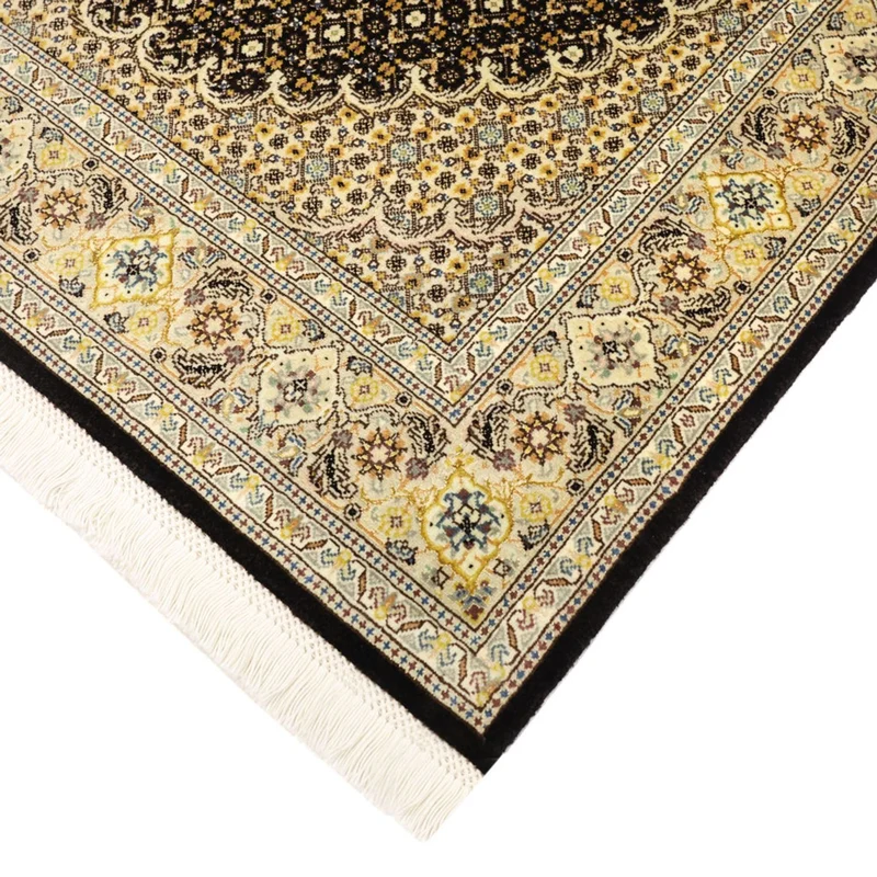 Täbriz - 50 Raj Teppich 100x148cm - Perserteppich - olivgrün