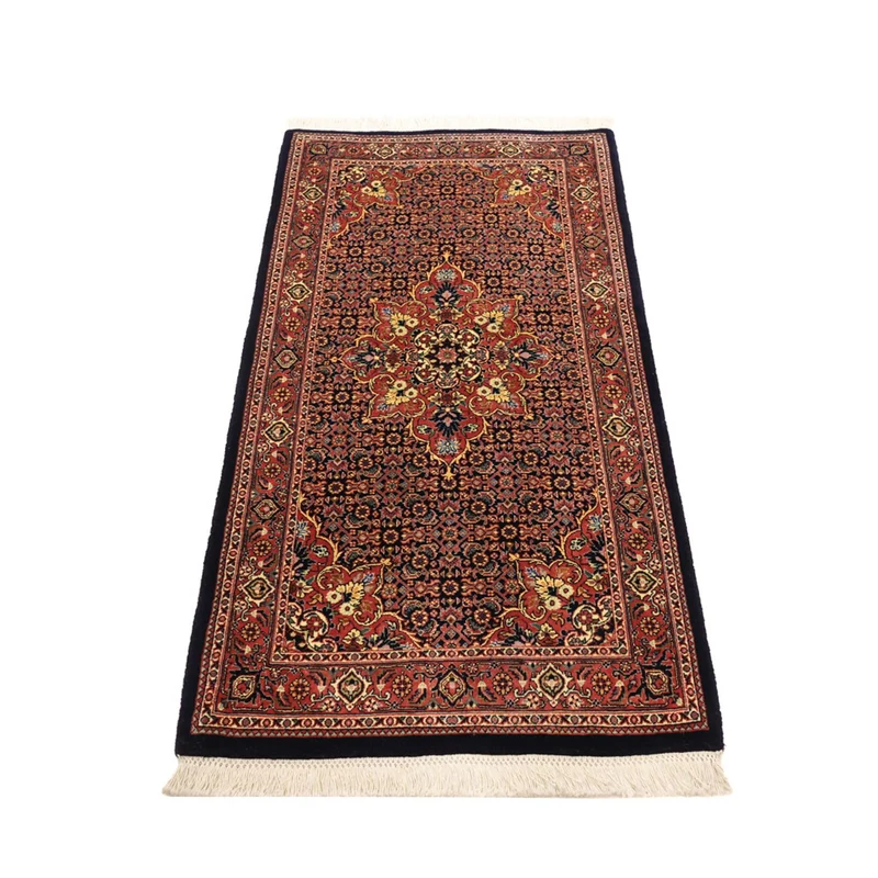 Bidjar Teppich 70x140cm - Perserteppich - dunkelrot