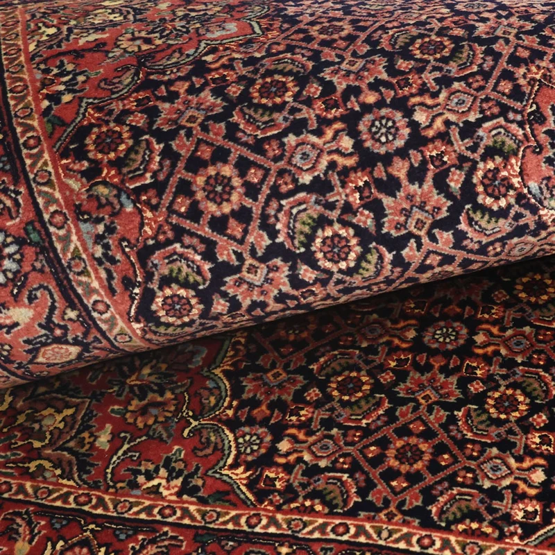 Bidjar Teppich 79x131cm - Perserteppich - dunkelrot
