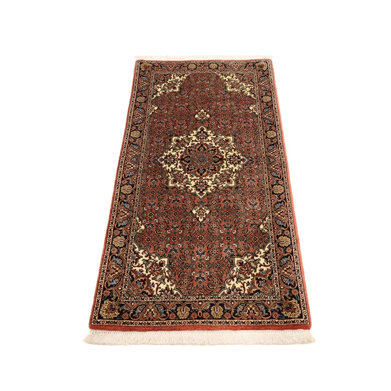 Bidjar Teppich 71x141cm - Perserteppich - dunkelrot