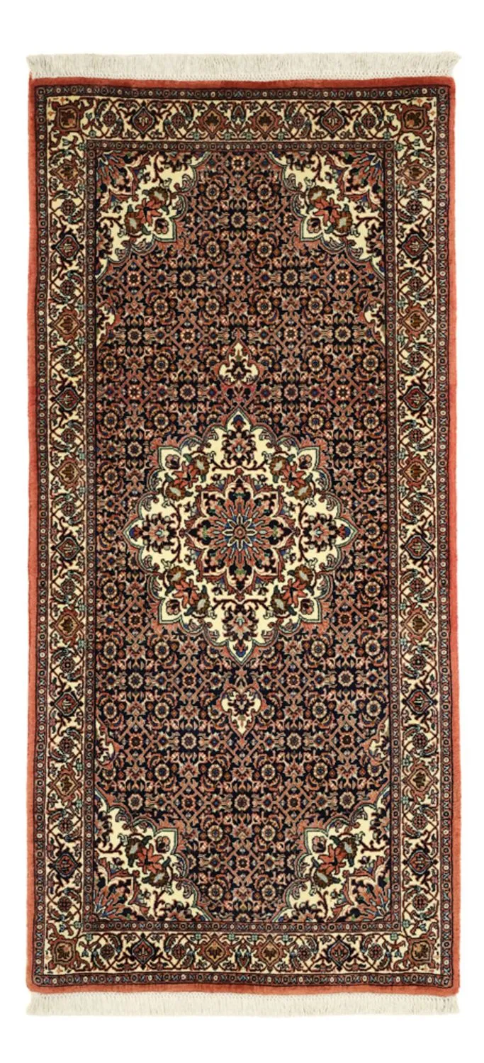 Bidjar Teppich 69x149cm - Perserteppich - dunkelrot