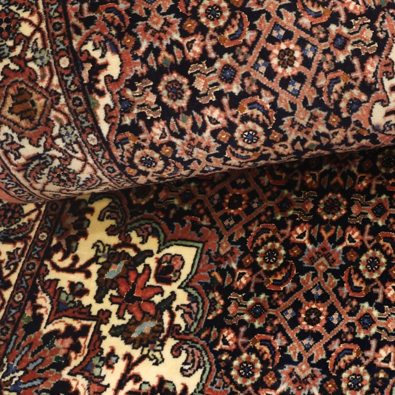Bidjar Teppich 69x149cm - Perserteppich - dunkelrot