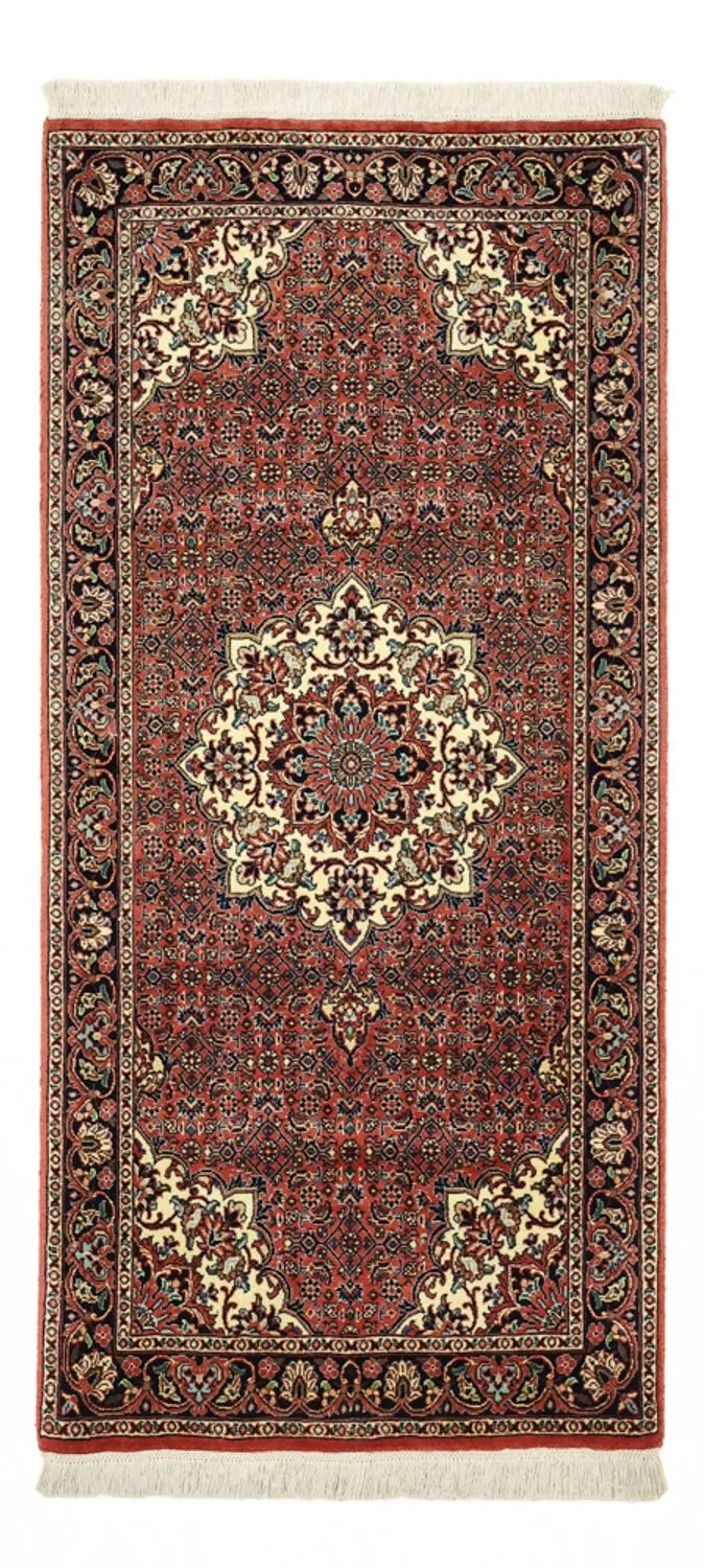 Bidjar Teppich 69x148cm - Perserteppich - dunkelrot
