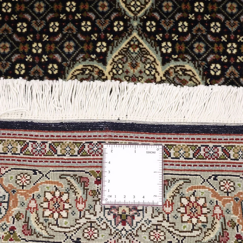 Täbriz - 50 Raj Teppich 100x147cm - Perserteppich - dunkelbeige