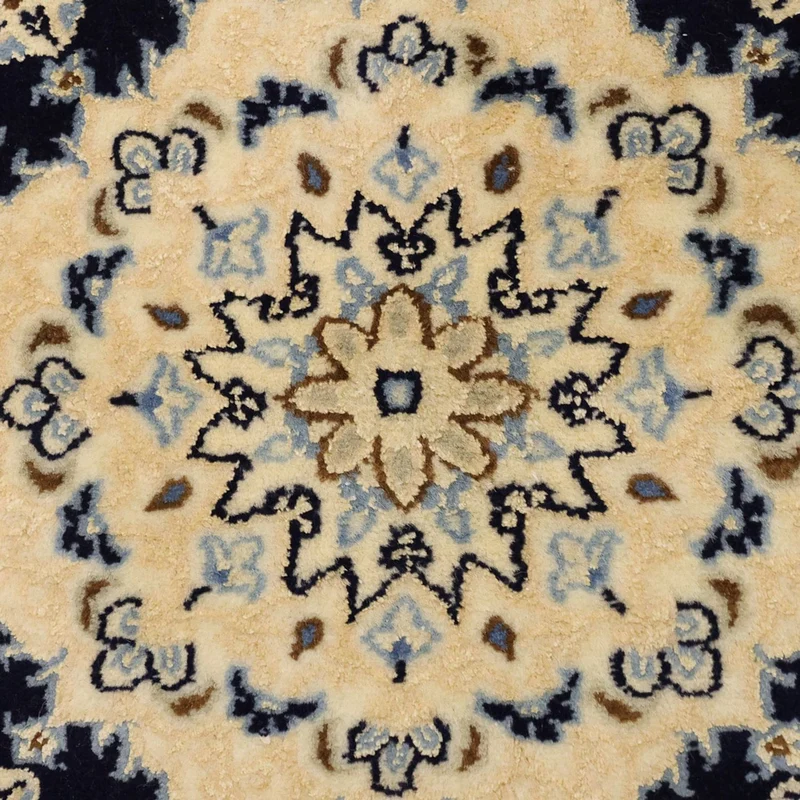 Nain - 9La Teppich 78x114cm - Perserteppich - dunkelblau