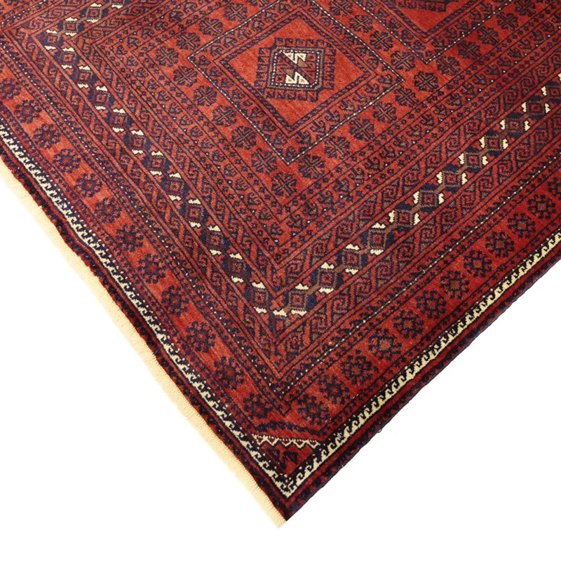 Belutsch Teppich 109x188cm - Orientteppich - dunkelrot