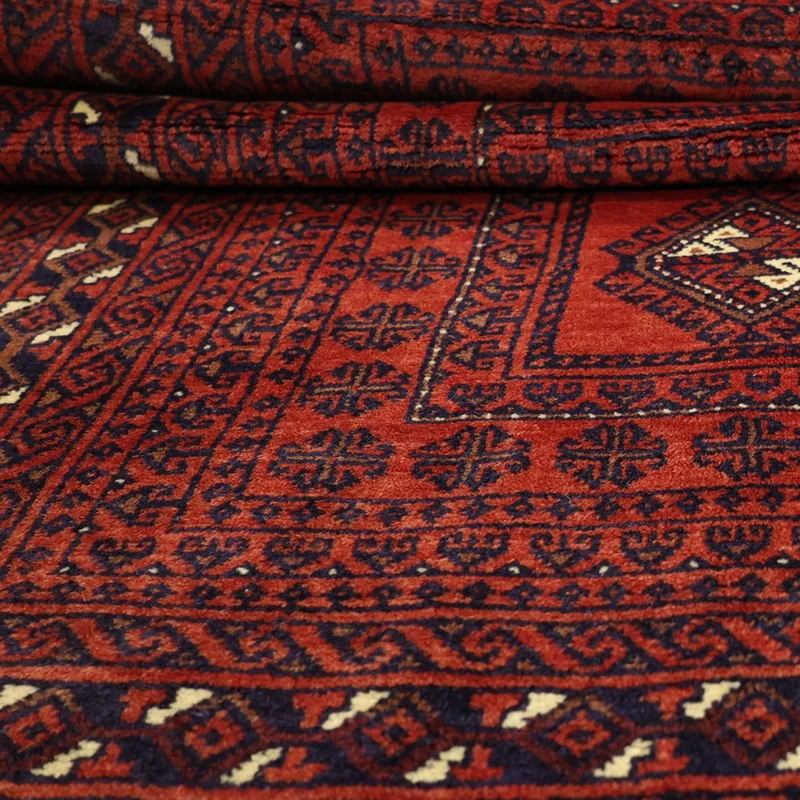 Belutsch Teppich 109x188cm - Orientteppich - dunkelrot