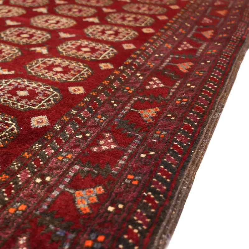Belutsch Teppich 108x193cm - Orientteppich - dunkelrot