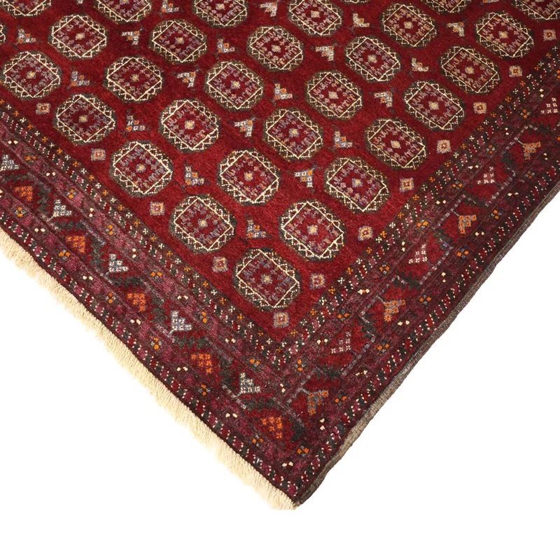 Belutsch Teppich 108x193cm - Orientteppich - dunkelrot