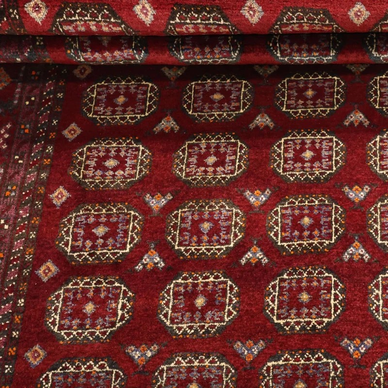 Belutsch Teppich 108x193cm - Orientteppich - dunkelrot