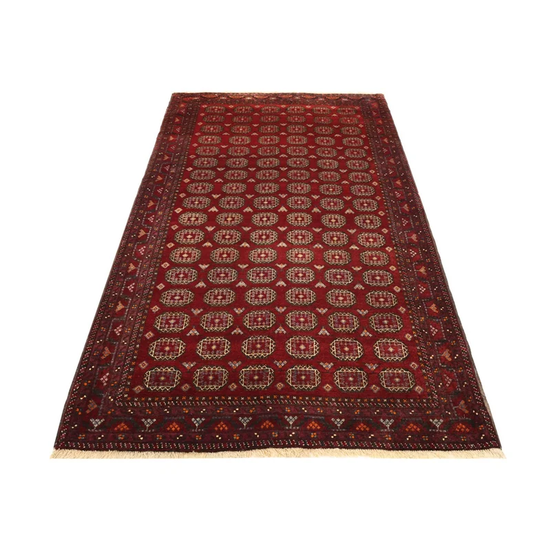Belutsch Teppich 108x193cm - Orientteppich - dunkelrot