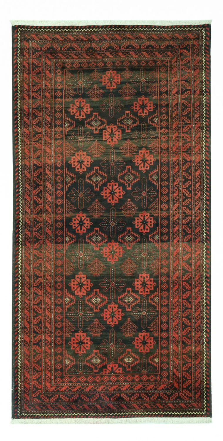 Belutsch Teppich 102x196cm - Orientteppich - mehrfarbig