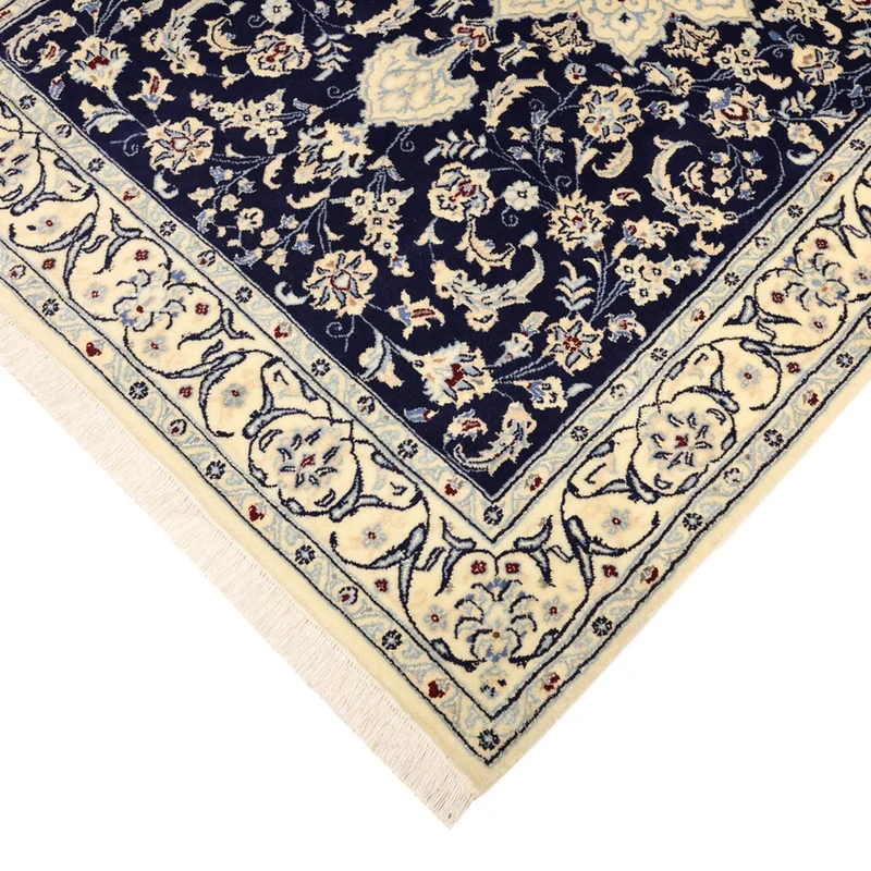 Nain - 9La Teppich 106x157cm - Perserteppich - dunkelblau