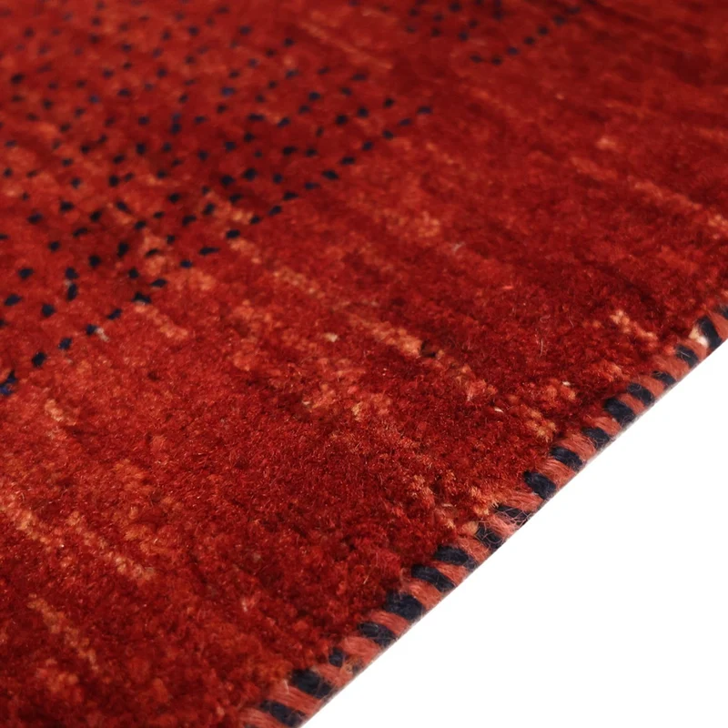 Kaschkuli Teppich 101x112cm - Perserteppich - dunkelrot