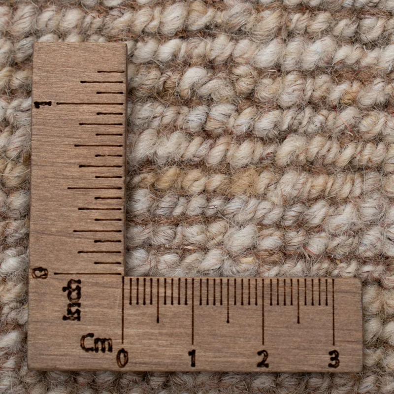 Gabbeh Persisch Teppich 76x102cm - Perserteppich Wollteppich - natur